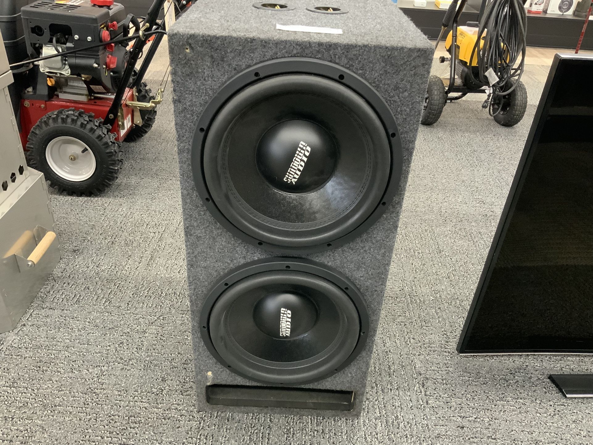 Sundown Audio Pair Of Sa-12 D2 Classic 12” 750w Each Dual 2-ohm Sa Series Subwoofer In Ported Sub Box 