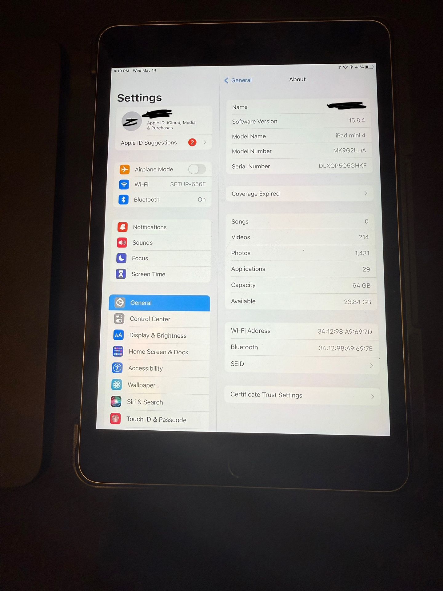 iPad Mini 4