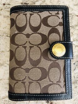 New Authentic Coach address book and planner