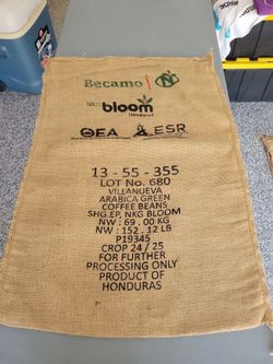 Coffee bean sack