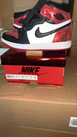 Brand New Nike Air Jordan 1 High OG' Ruby Size 7 Available