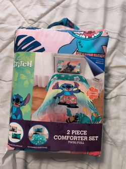 Stitch comforter set new never opened