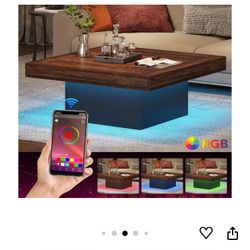 LED square Coffee Table 