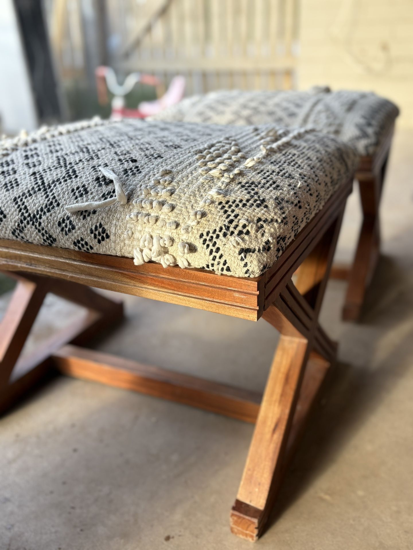 2 Piece Wooden Chairs
