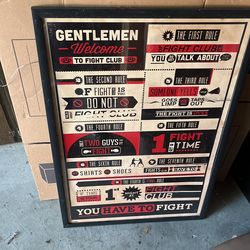 Fight Club Picture Frame