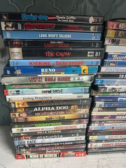 Large Lot of Mixed DVDs 50+ Movies & TV