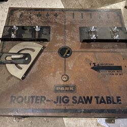 Vintage Park Router-Jigsaw Table 17x15x10.5