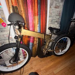 Gold Custom muscle Bike