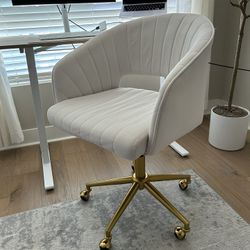 Swivel Velvet Desk Chair