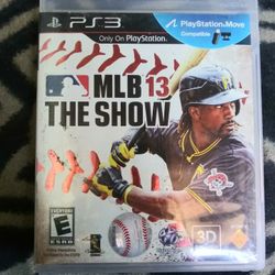 PS3 MLB 13 THE SHOW VIDEO GAME