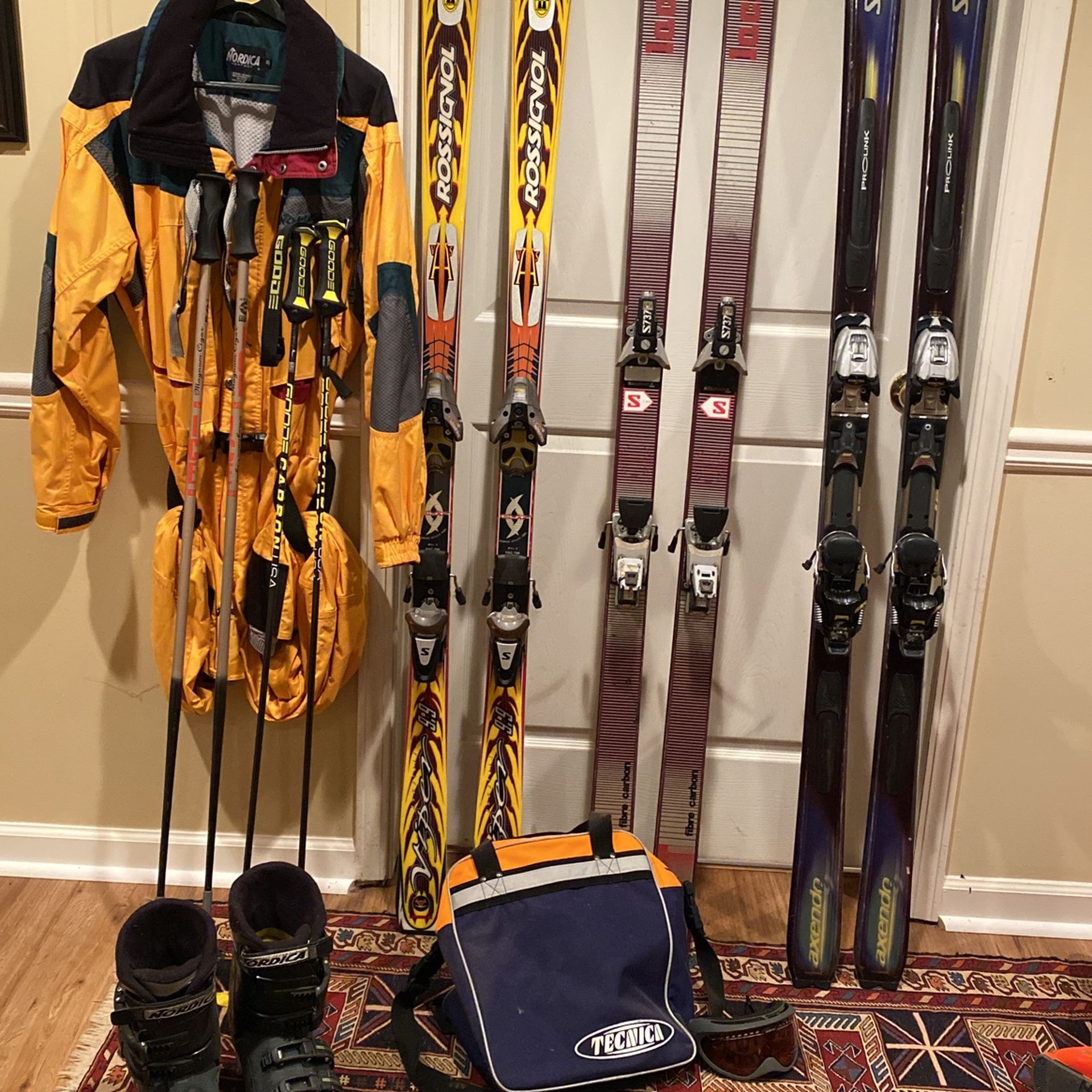 Snow skies, & equipment