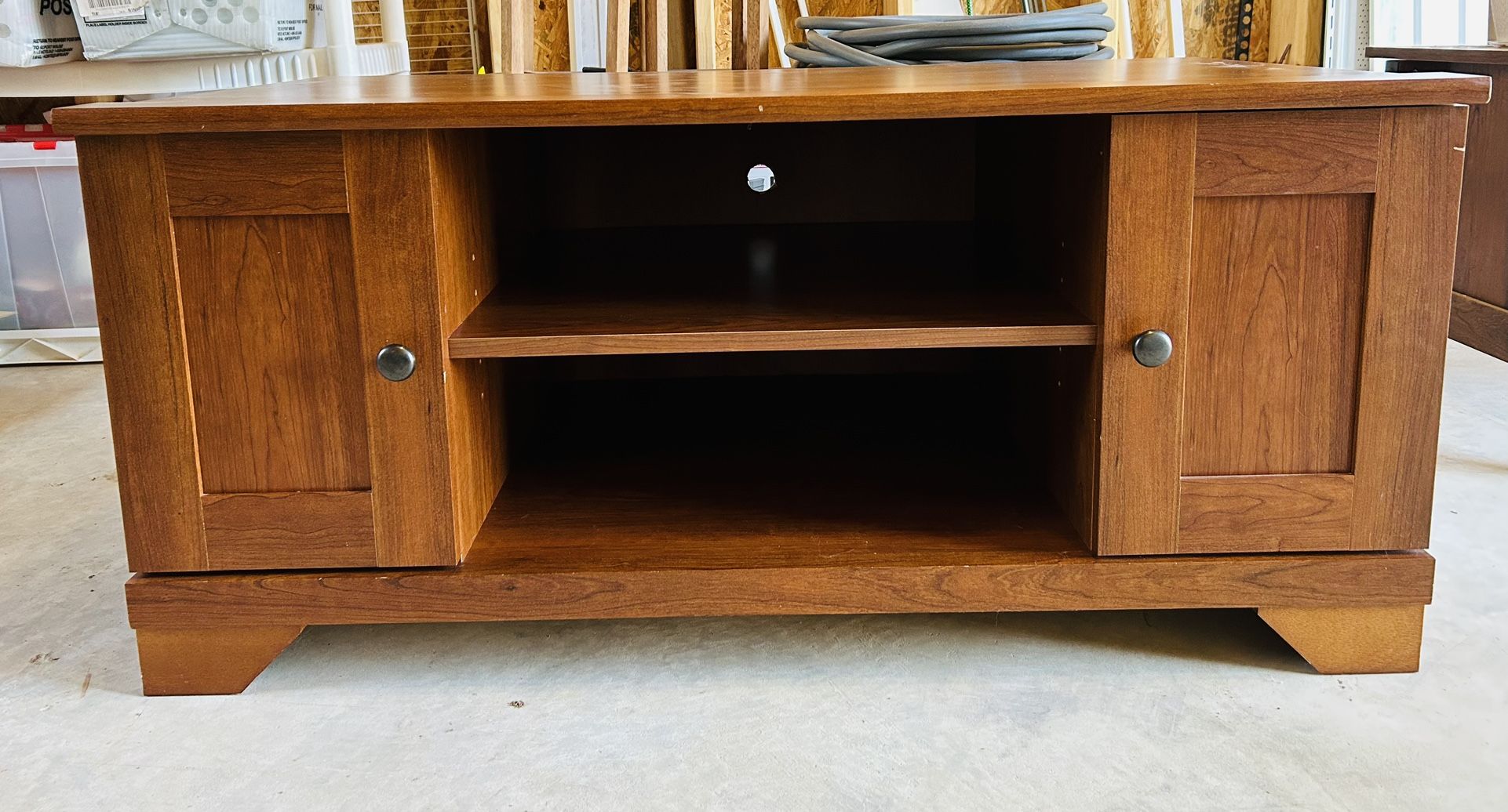 Walnut TV Table 60"