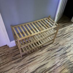 Bamboo Shoe Stand 27”