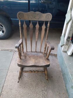 Rocking made of wood