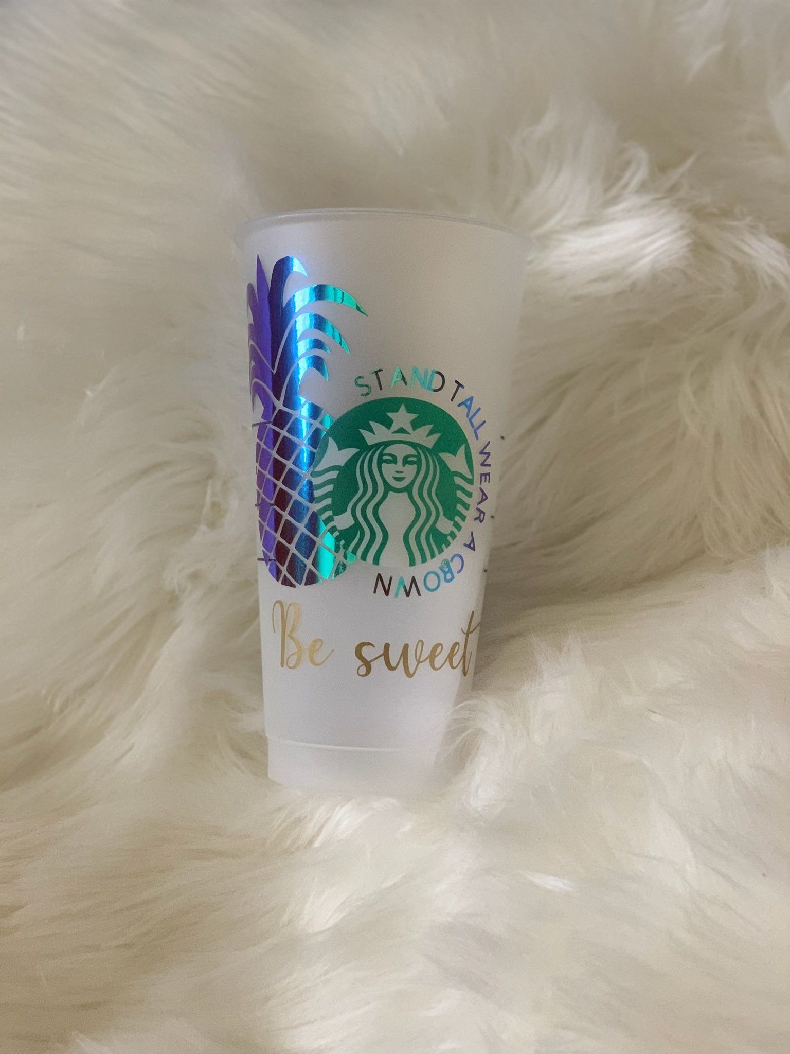 Personalized Starbucks cold cup
