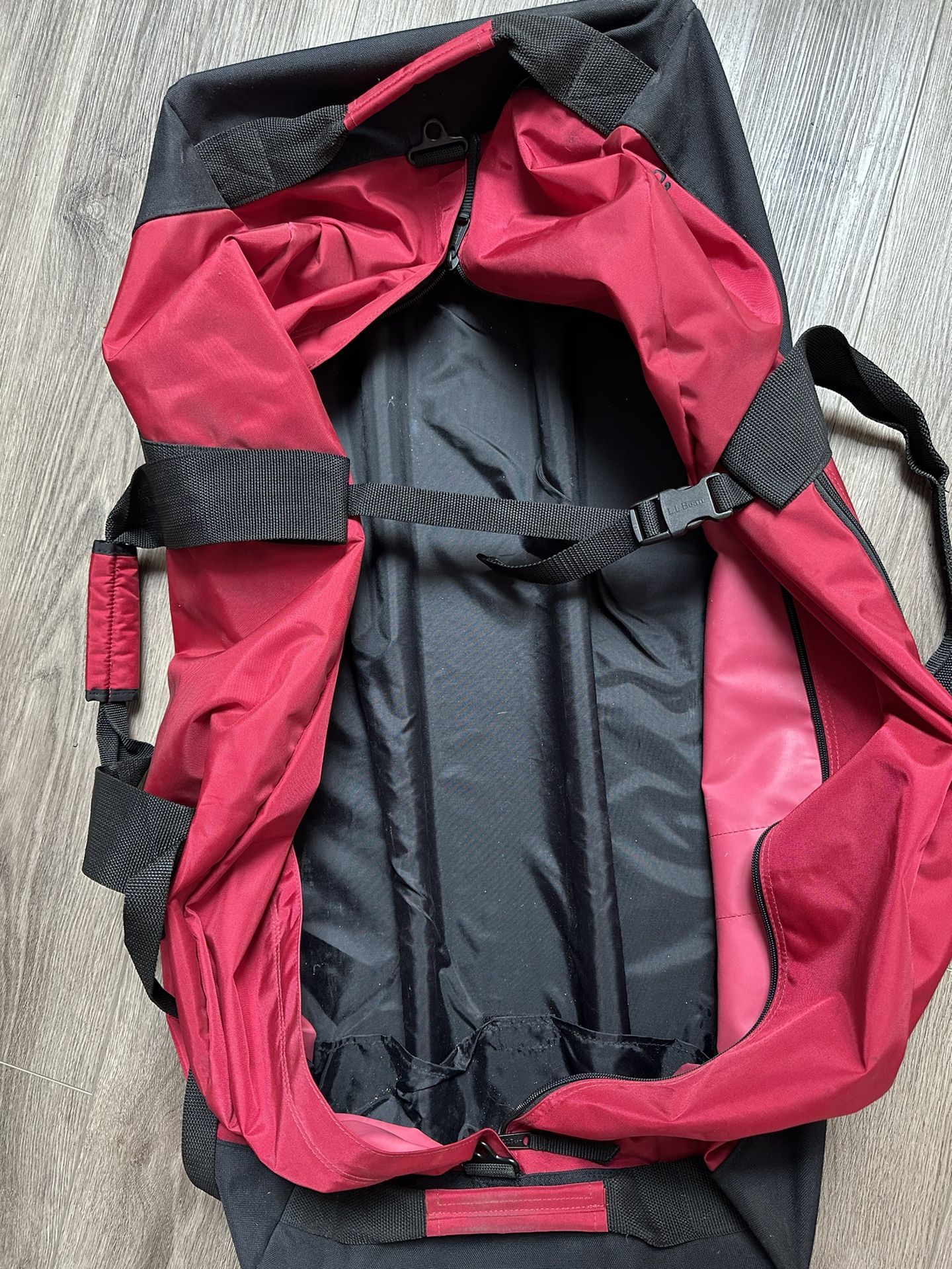 LL Bean XL Canvas Rolling Duffle Bag