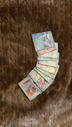 Pokémon cards ungraded, around two psa 10 worthy cards.