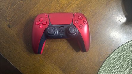 Red PS5 controller
