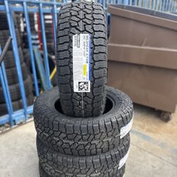 265/60/18 Falken wildpeak At4w 4 New Tires Installed And Balanced 50,000 Miles Warranty 
