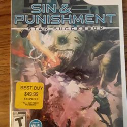 Wii Sin And Punishment New 