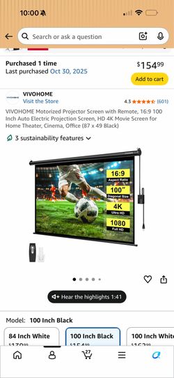 Projector Screen