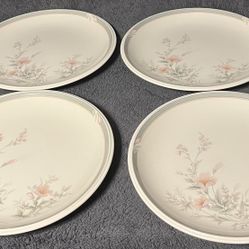 Vintage Deerfield by Noritake Dinner Plate 10.5 in Set of 4. RETIRED PATTERN.