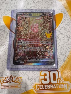 Mew EX 30th celebration pokemon SIR 152/128