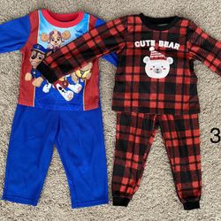 3T Boy Winter Pajamas