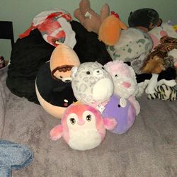 5 Stuffed Animals 