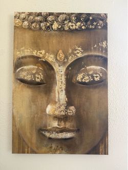 Buddha print canvas 2’ x 3’