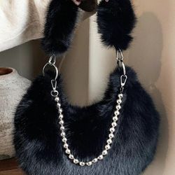 Furry Handbag 
