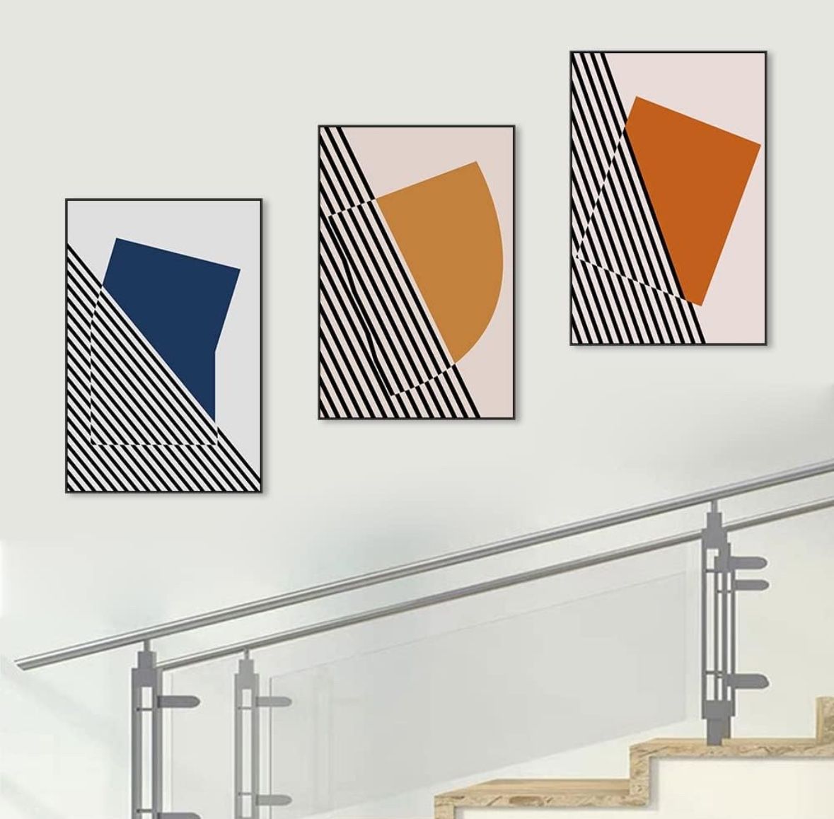 Wall Art Canvas Wall Art Framed Wall Art Simple Abstract Wall Art Suite Suitable For Living room Bedroom Bathroom Dining Room Kitchen Office Wall Deco