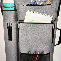 Art Portfolio Case 18 X 24, art Portfolio With Backpack & Tote Bag For Artwork,medium Art Case Size (Grey).