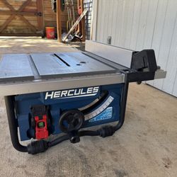 HERCULES 10 in. 15 Amp Compact Jobsite Table Saw