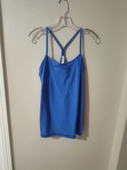 Blue Lined Bra Lululemon Tank top