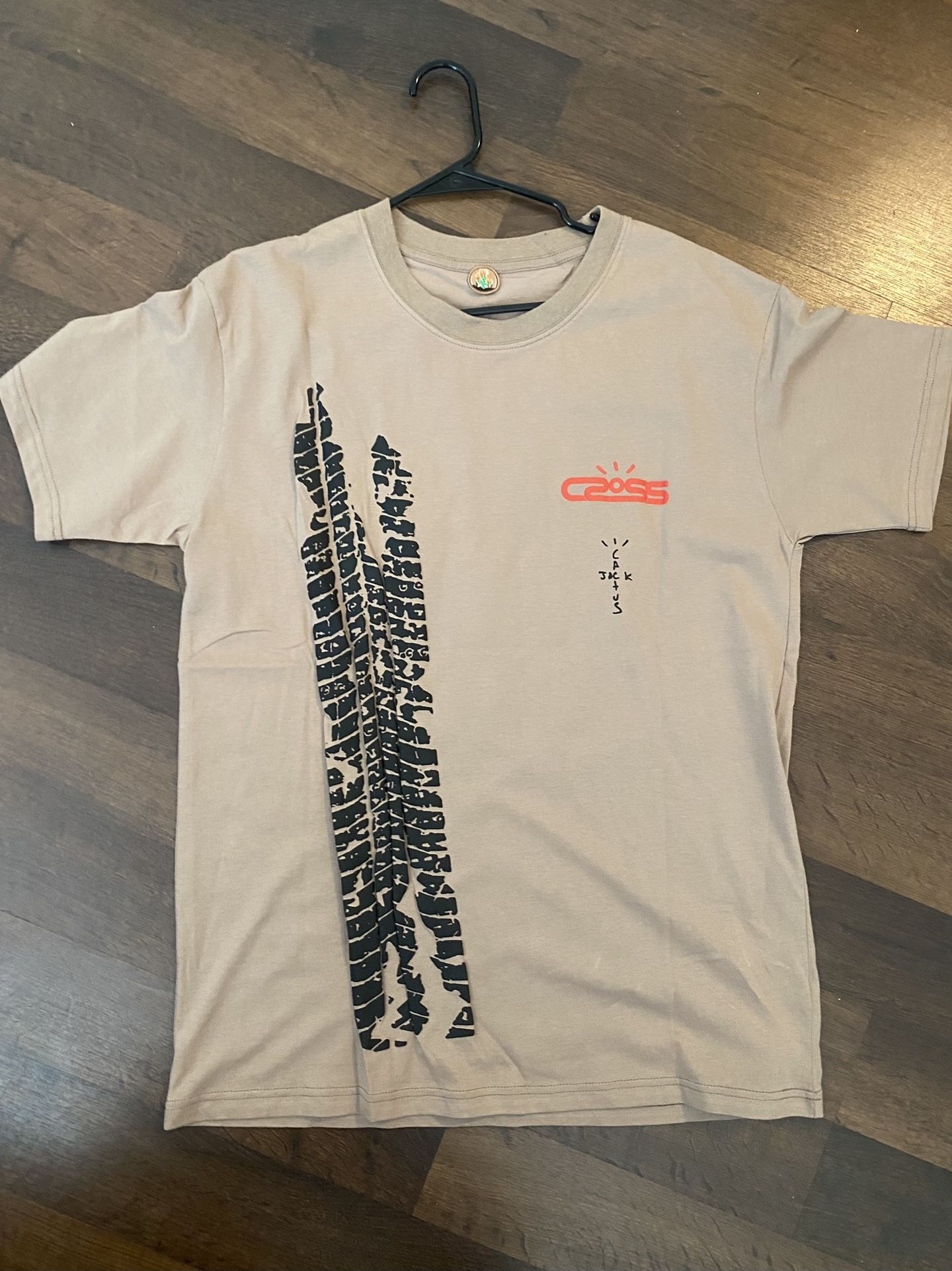 Travis Scott Cactus Jack Racetrack Tee Tan