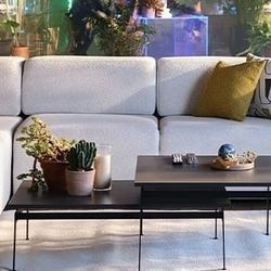 PICASSO SECTIONAL OFF WHITE 5 PIECES	119W x 41D x 28H (95W x 55D Sleeper