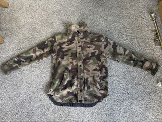 Columbia Women’s Fleece Jacket Camo Size Small S