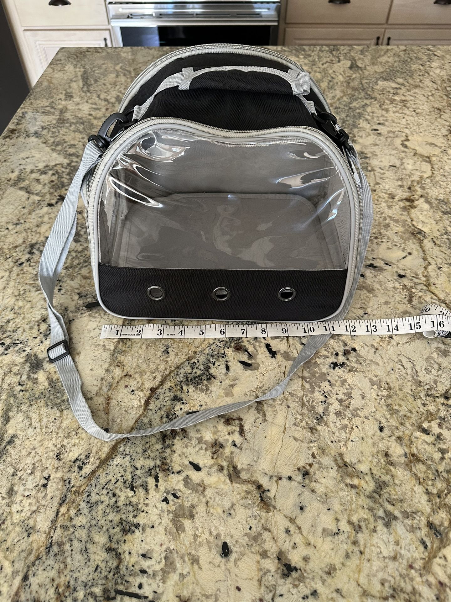 Portable Pet Carrier Backpack with Transparent Bubble Window for Small Animals