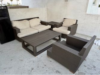 Restoration Hardware Del Mar outdoor furniture set