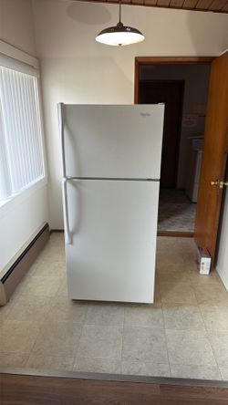 Used Whirlpool White Fridge