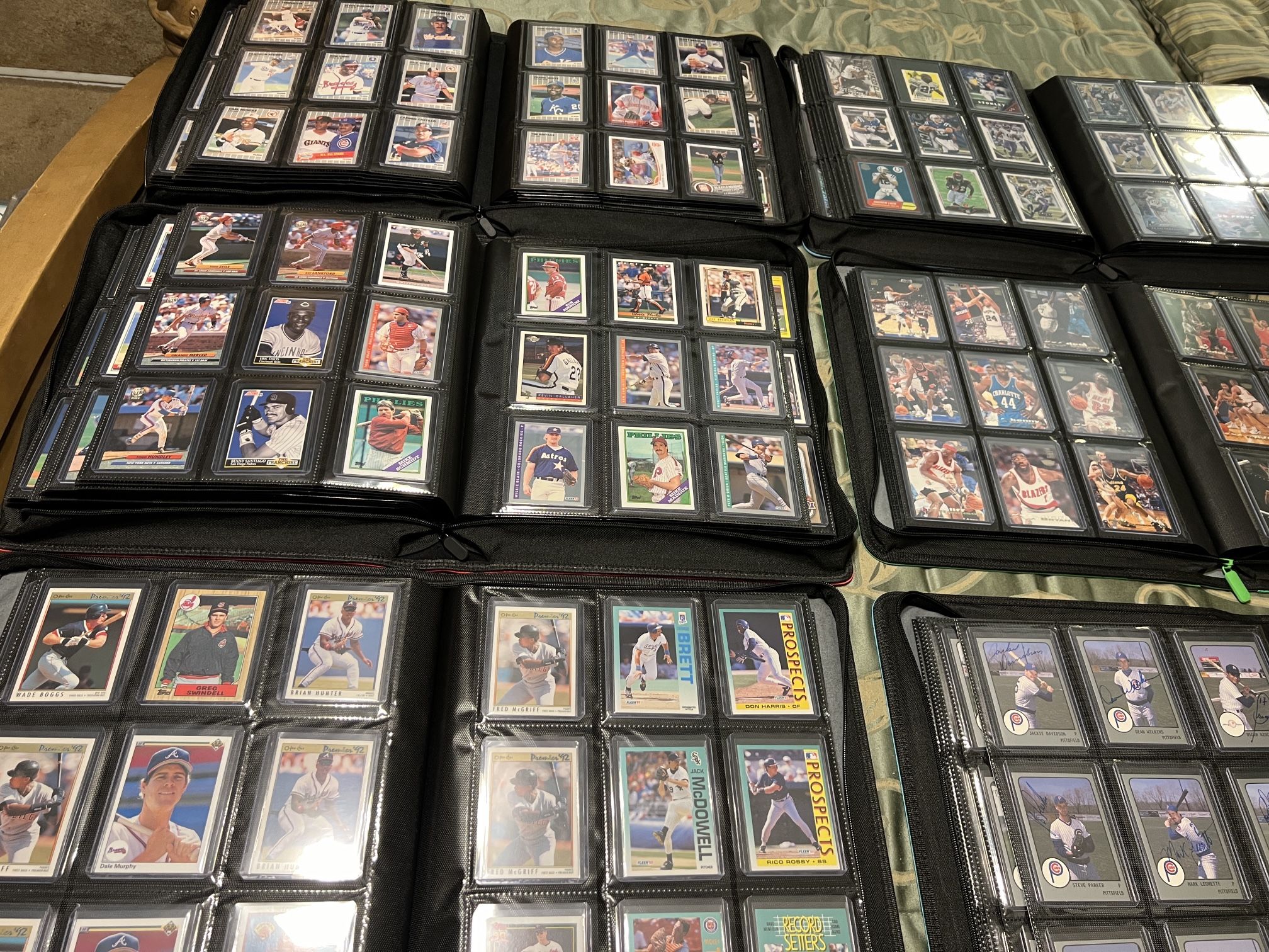 Baseball Cards, Football Cards, And Basketball Cards