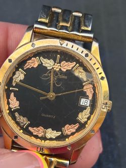 Le Mann Black Hills Gold Ladies Wrist Watch