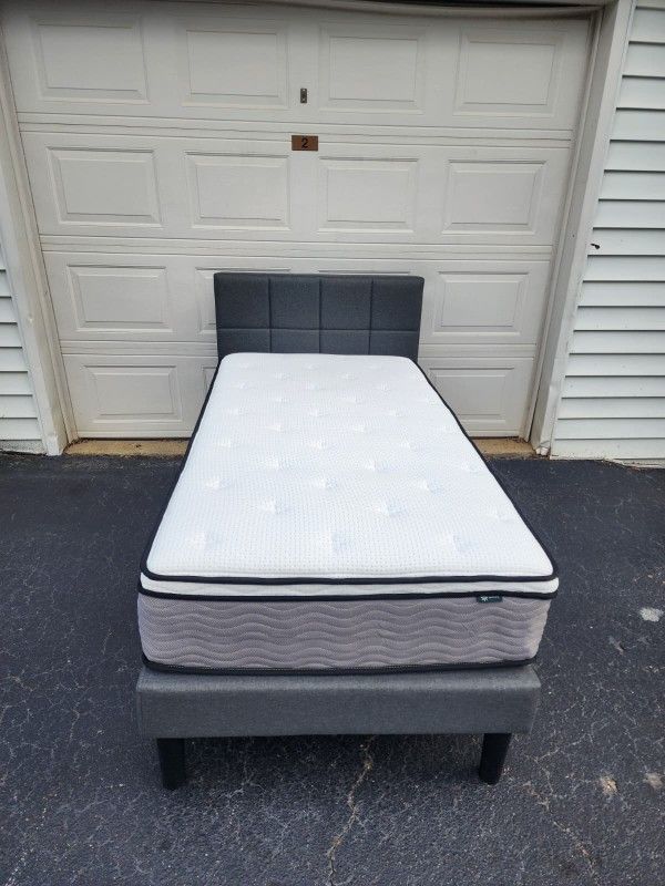 Twin Bed And Mattress Zinus