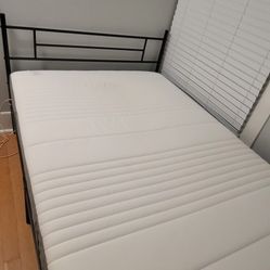 full bed frame and full mattress