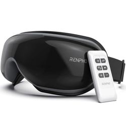 RENPHO Eyeris1 - Heated Eye Massager for Migraine, Temple Massager with Remote