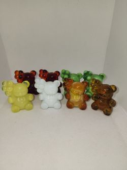 These Vintage figurines are Boyd glass [ PATRIC THE BEAR]