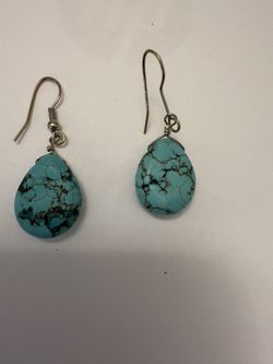 Turquoise Drop Earrings 