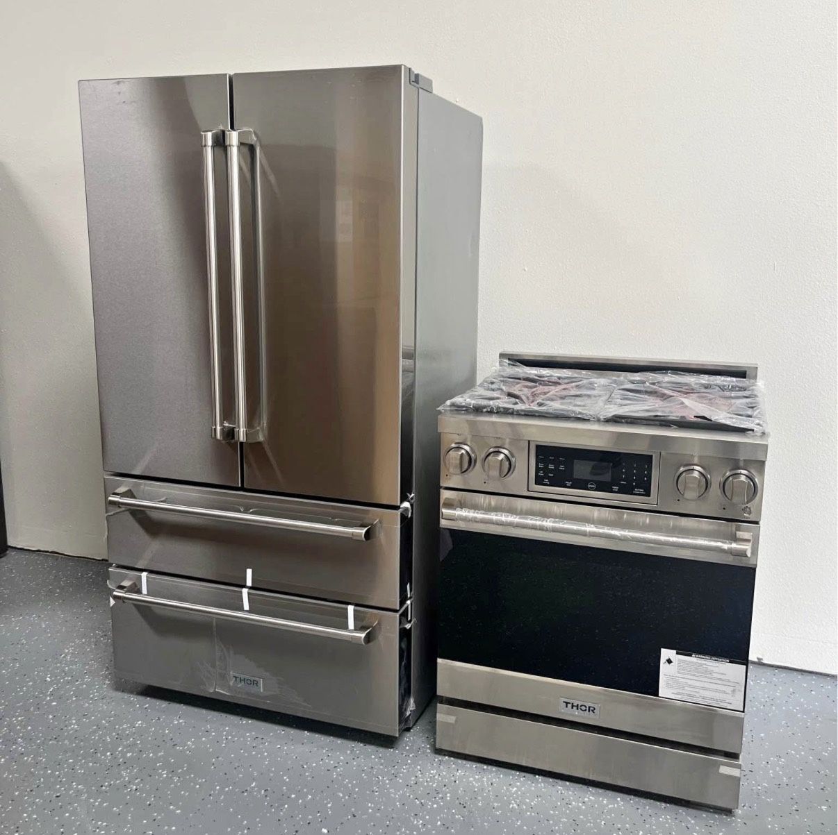Thor 30’ Gas Stove - Thor Counter Depth Refrigerator