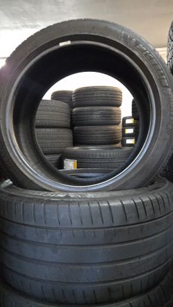 Used Pair Of 285/40/20 Michelin Pilot Sport 4s